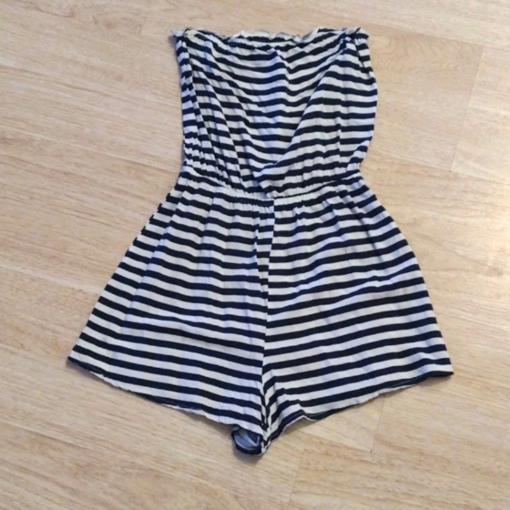 H&M divided strapless romper